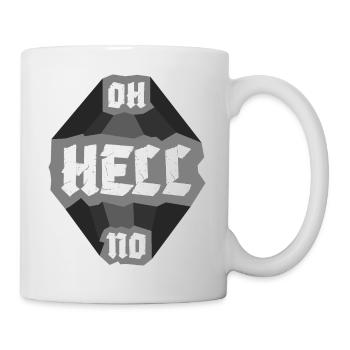 Oh l’enfer non oh l’enfer pas de sarcasme drôle - Mug blanc - blanc - Droite
