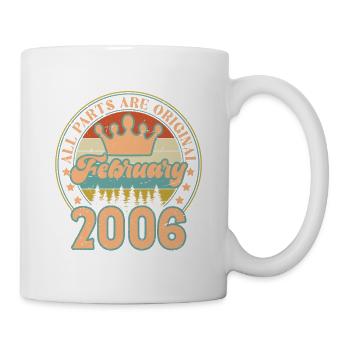 February 2006. February 2006 Birthday Gift. - Mug - white - Right