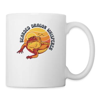 Bearded Dragon Whisperer Pogona Pet Lizard - Mug - white - Right