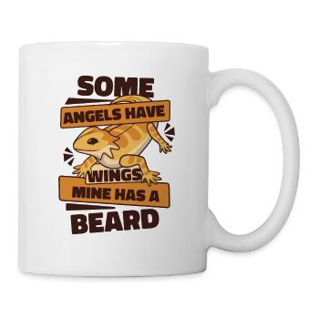 Some Angels Have Wings Mine Has A Beard Pet - Mug - white - Right