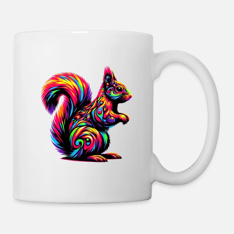 Eichhörnchen - Tasse - Weiß