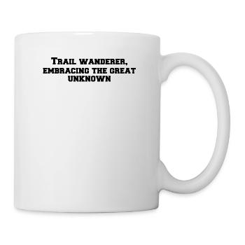 Randonnée - Trail wanderer, embrassant le grand - Mug blanc - blanc - Droite