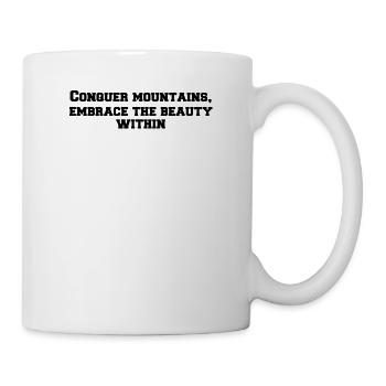 Randonnée - Partez à la conquête des montagnes, embrassez la beauté - Mug blanc - blanc - Droite