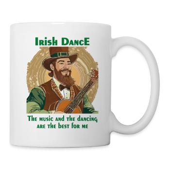 IRISH DANCE The music and the dancing - Tasse - Weiß - Rechts