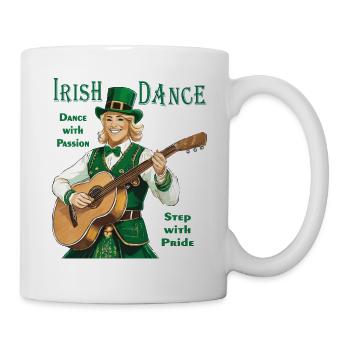 IRISH DANCE - Tasse - Weiß - Rechts
