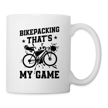 Bikepacking That's My Game - Gravel Bike Bikepacke - Mug - white - Right