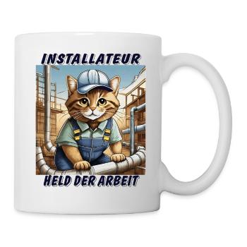 CAT INSTALLER - Mug - white - Right