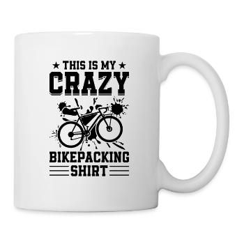 C’est mon t-shirt de bikepacking fou Gravel Bike Bik - Mug blanc - blanc - Droite