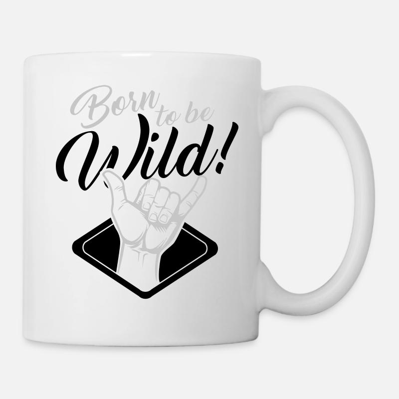 Wild-Rock-Skate - Tasse - Weiß