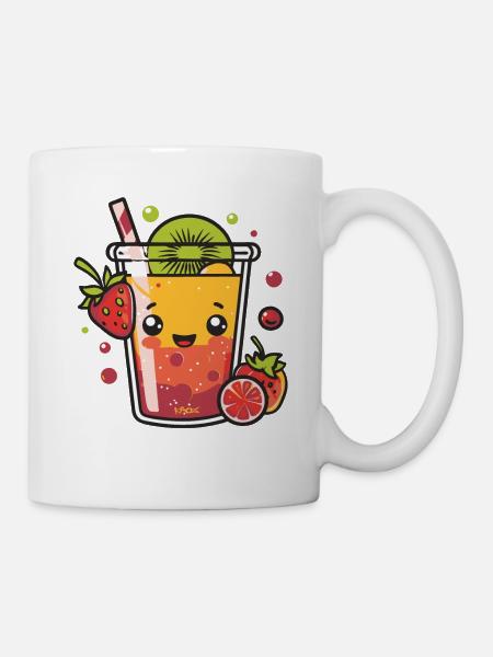 Juicy Fruit : Boisson fruitée - Mug blanc - blanc