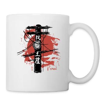 Poteau électrique japonais - Mug blanc - blanc - Droite