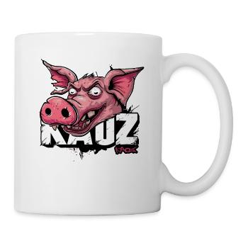 Cochon effrayant - Mug blanc - blanc - Droite