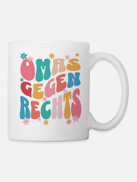 Omas gegen Rechts - Tasse - Weiß