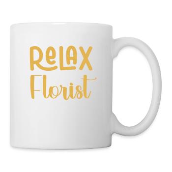 Designer floral Fleuriste Fleuriste Fleuriste - Mug blanc - blanc - Droite