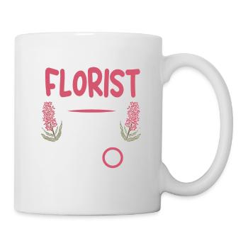 Designer floral Fleuriste Fleuriste Fleuriste - Mug blanc - blanc - Droite