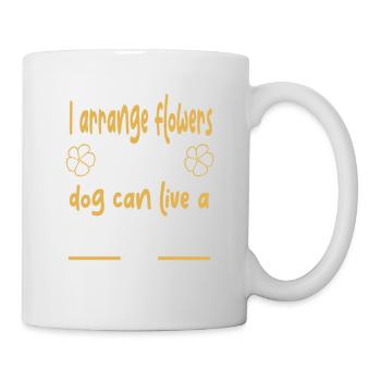 Designer floral Fleuriste Fleuriste Fleuriste - Mug blanc - blanc - Droite