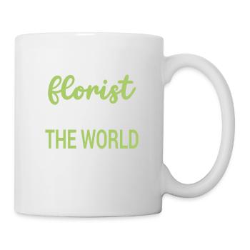 Designer floral Fleuriste Fleuriste Fleuriste - Mug blanc - blanc - Droite