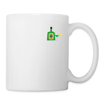 OK But First Absinthe T-Shirt Funny Drinking Wine - Mug - white - Right