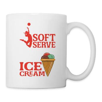 Si vous voulez une portion molle, allez chercher de la crème glacée 5 - Mug blanc - blanc - Droite