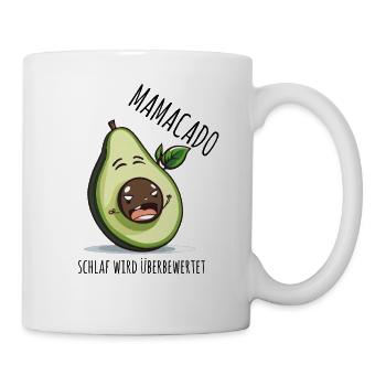 Mamacado Avoacado Avocado Schwanger süßes Baby - Tasse - Weiß - Rechts