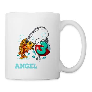 3 Birthday Angler Fishing - Mug - white - Right
