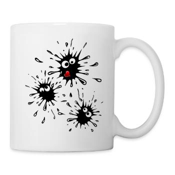 Klecks Familie - Tasse - Weiß - Rechts