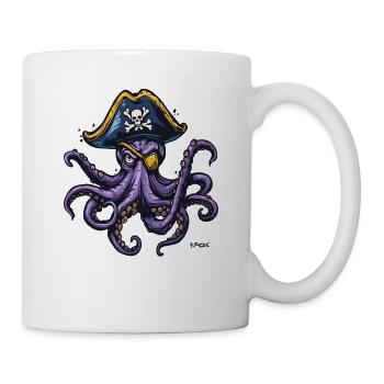 The Kraken Pirate - Mug - white - Right