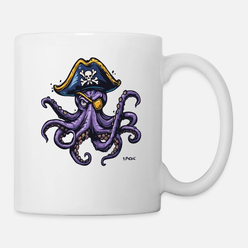 Le pirate Kraken - Mug blanc - blanc