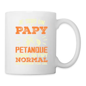 I'm a petanque grandpa - Mug - white - Right