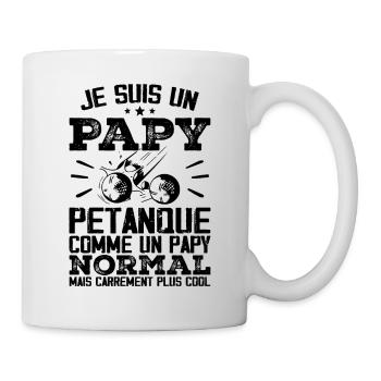 I'm a petanque grandpa - Mug - white - Right