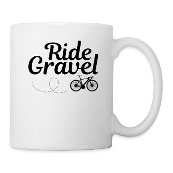 Ride Gravel Bike Bikepacking Bikepacker - Mug - white - Right