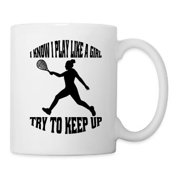 Tennis Player Tennis Lovers Tennis Tennis Club - Mug - white - Right