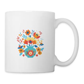 Designer floral Fleuriste Fleuriste Fleuriste - Mug blanc - blanc - Droite