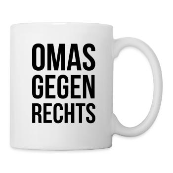 OMAS GEGEN RECHTS - Tasse - Weiß - Rechts