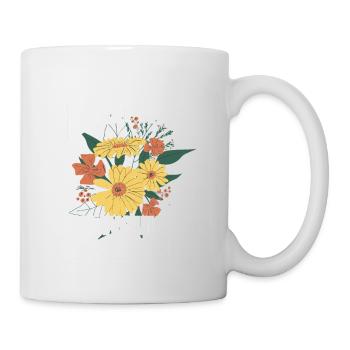 Designer floral Fleuriste Fleuriste Fleuriste - Mug blanc - blanc - Droite