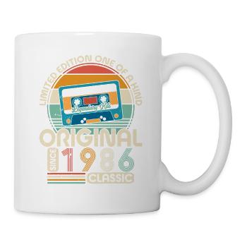 Classic 1986 Vintage Retro Design - Mug - white - Right