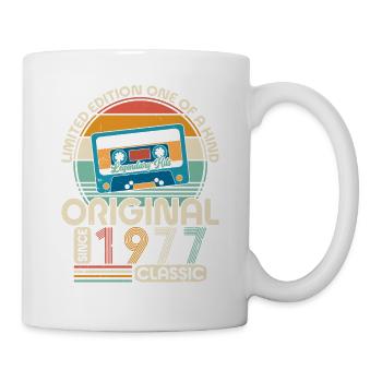 Iconic 1977 Vintage Vintage Retro Design - Mug - white - Right