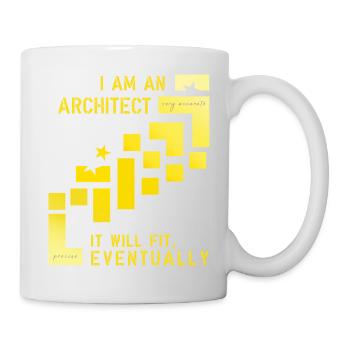 Achitect - Mug blanc - blanc - Droite