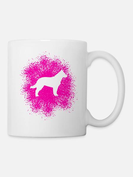 Schäferhund – Treuer Begleiter - Tasse - Weiß