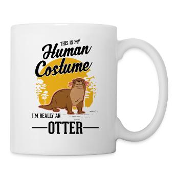 Otter Human CostumeOtter Sea Otter - Mug - white - Right