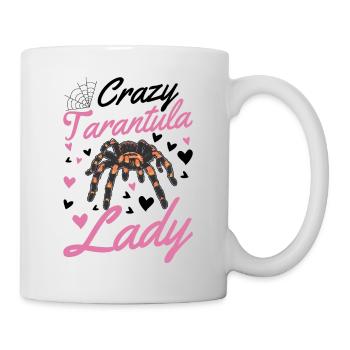 Femme tarentule folle - Mug blanc - blanc - Droite