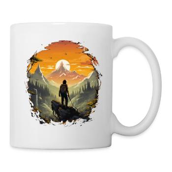 Hiking Adventure Hiking Mountains Hiking Camping - Mug - white - Right