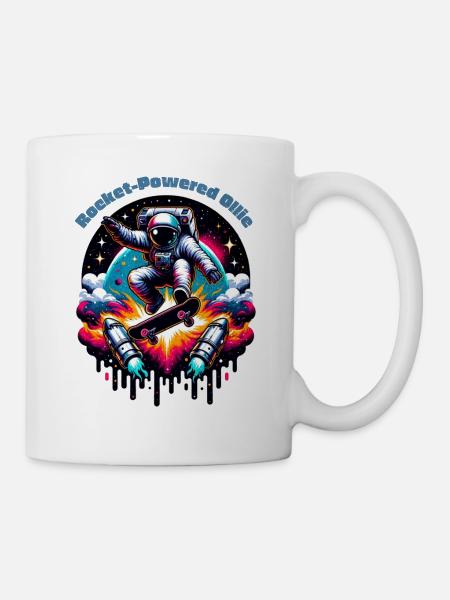 Rocket Powered Ollie - Tasse - Weiß