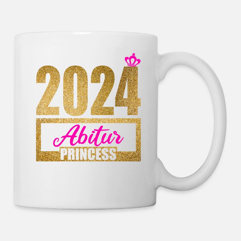 Abitur Junge Mädchen Abi Abitur 2024 - Tasse - Weiß