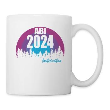 Abitur Junge Mädchen Abi Abitur 2024 - Tasse - Weiß - Rechts