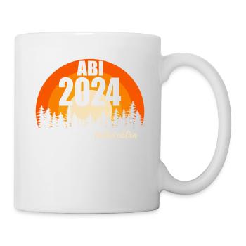 Abitur Junge Mädchen Abi Abitur 2024 - Tasse - Weiß - Rechts