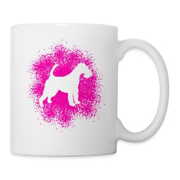 Drahthaar-Foxterrier für Hundeliebhaber - Tasse - Weiß - Rechts