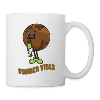 Coconut Lover Juice Beach Tropical Summer - Mug - white - Right