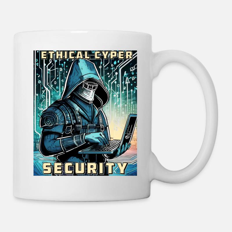 Ethical Cyber Security - Tasse - Weiß