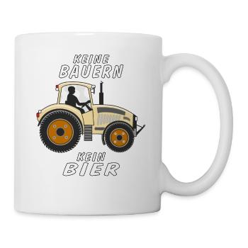 NO FARMERS, NO BEER - Mug - white - Right